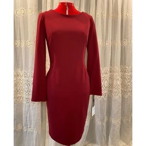 Red Calvin Klein Dress